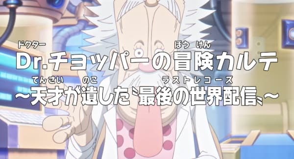 One Piece: Dr. Chopper's Adventure Checkup - The Last Records That a Genius Left Behind
